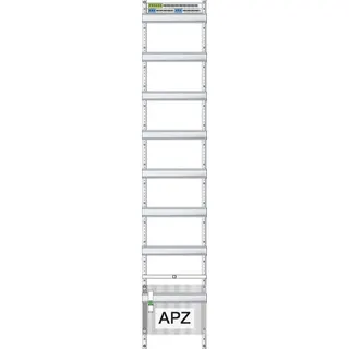 ABN Braun Verteilerfeld 1APZ 1V7 84TE 250x1350mm VA19