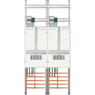 ABN Braun Zählerplatz 3Pkt 2Z sperrbares HS 5polig 500x1050mm Z27220