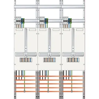 ABN Braun Zählerplatz 3Pkt 3Z sperrbares HS 5polig 750x1050mm Z37230