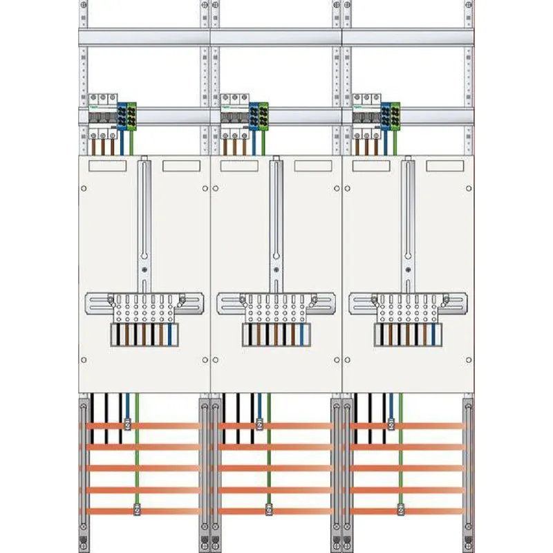 ABN Braun Zählerplatz 3Pkt 3Z sperrbares HS/ZSK 5p. 750x1050mm Z37630