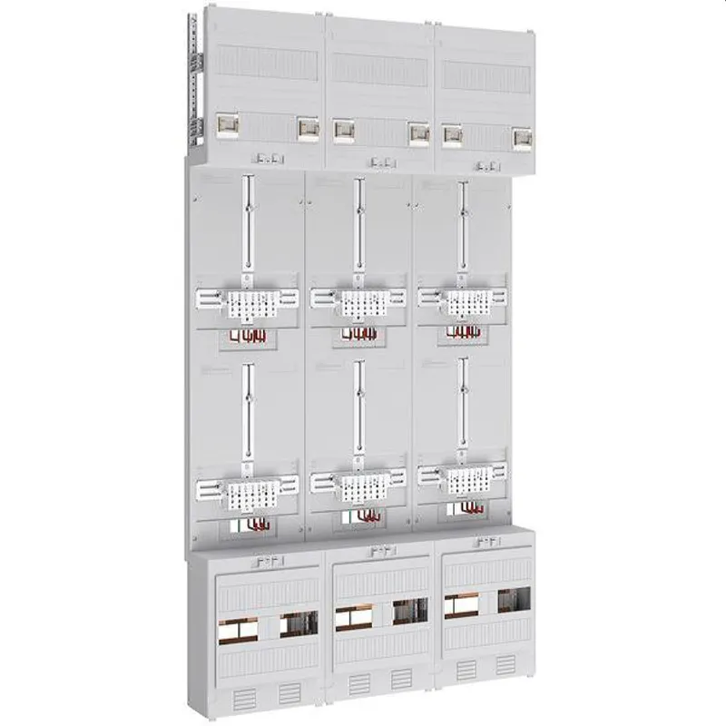 ABN Braun Zählerplatz 3Pkt 6Z sperrb. HS/ZSK 5polig 750x1350mm Z39660