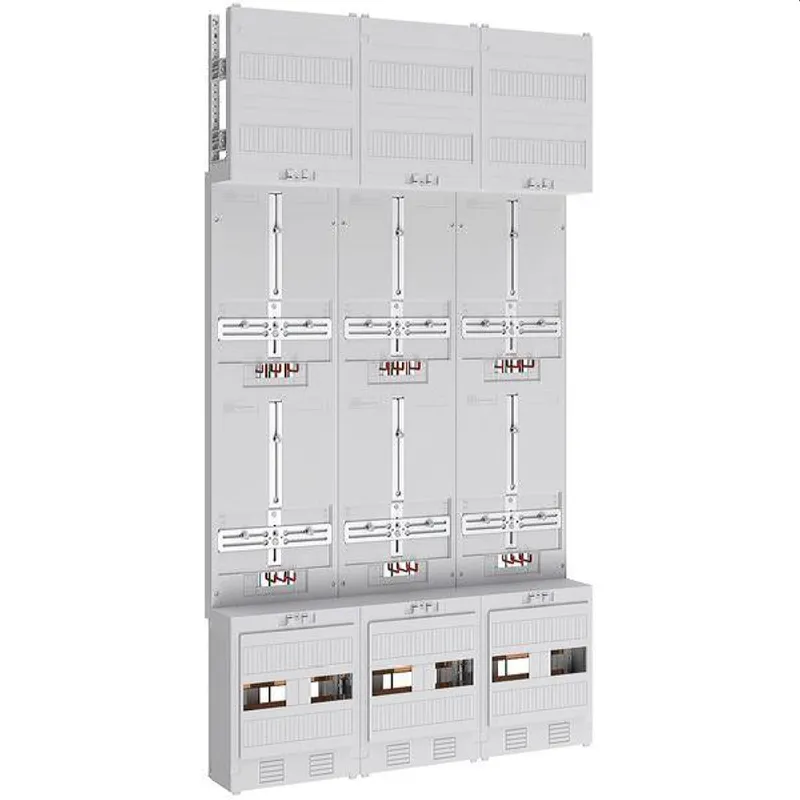 ABN Braun Zählerplatz 3Pkt 6Z Klemmstein/Kanal 5pol 750x1350mm Z39760