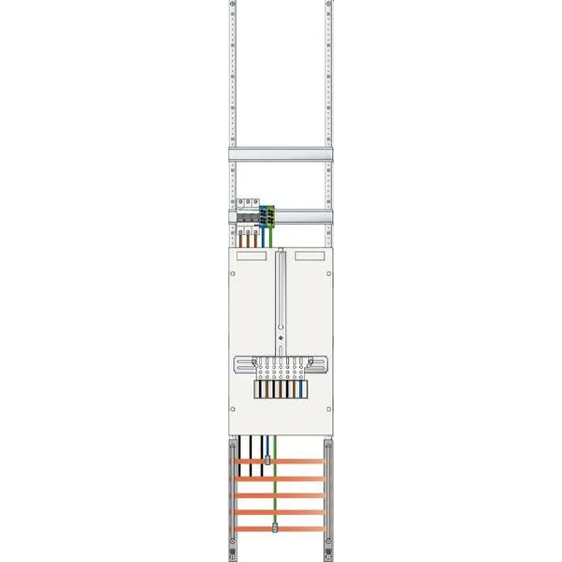 ABN Braun Zählerplatz 3Pkt 1Z ohne VTR 5polig 250x1350mm ZV19610