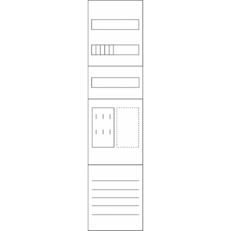 EATON Electric Zählerfeld ZSD-M17B0013 1feldrig