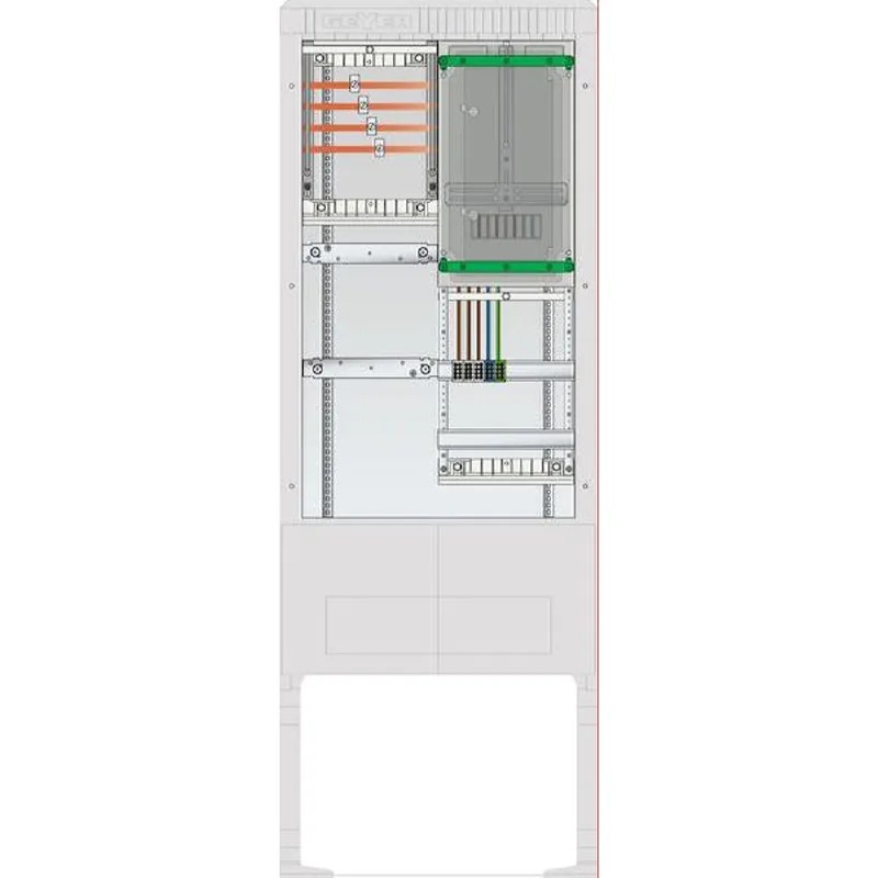 ABN Braun Zähleranschlusssäule 1ZP 4p HLAK 25qmm IP54 ZP-Abd. SZ175ZZ1401