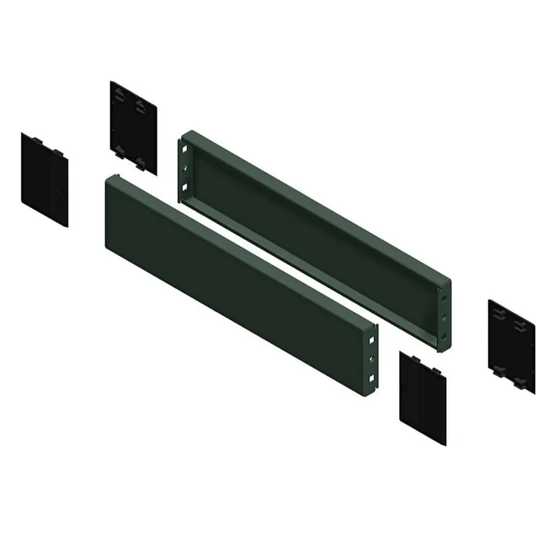 Schneider Electric Seitenwand 2 f Sockel. 400x100mm gefalztes Blech NSYSPS4100SD