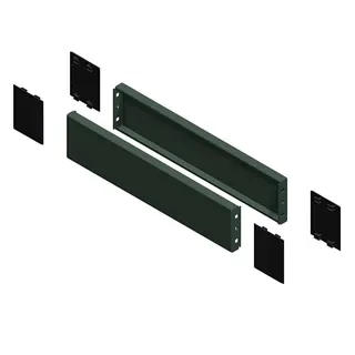 Schneider Electric Seitenwand 2 f Sockel. 400x100mm gefalztes Blech NSYSPS4100SD