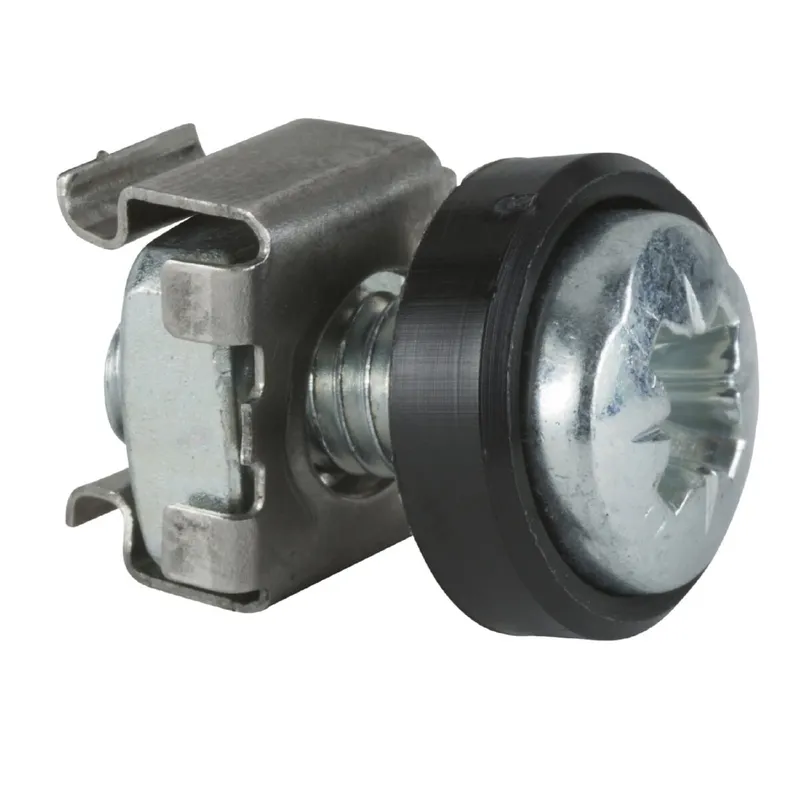 Schneider Electric Set 50 Schrauben M6 mit Scheiben Muttern NSYGFR95M65