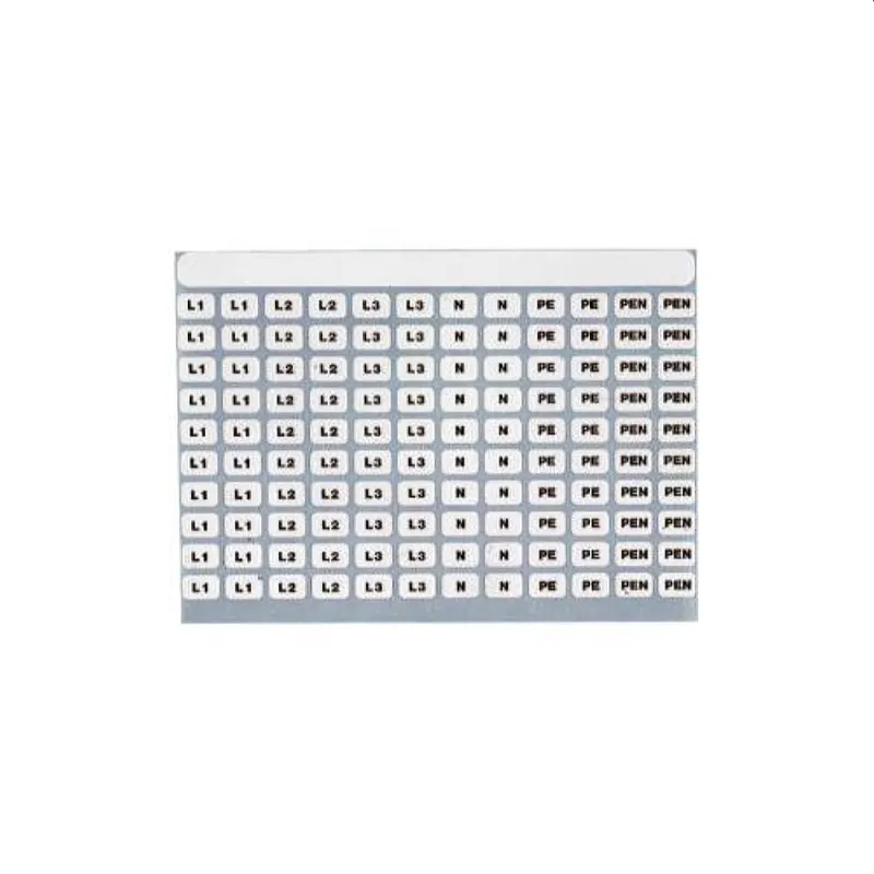 ABB Striebel & John Beschriftungssystem ZA71 für Sammelschienen 2CPX038458R9999