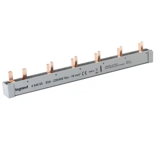 Legrand Kammschiene für 1FI2POL m. 5AFDD mit LS 16mm 1 Meter
