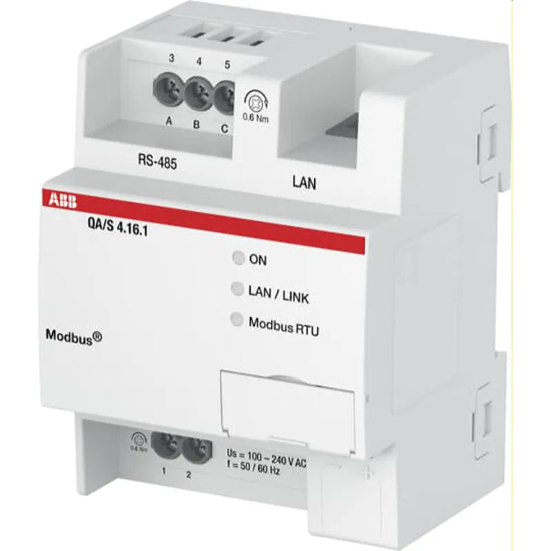 ABB Energieverbrauchszähler QA/S4.16.1 Modbus RTU 16 TN REG, 2CDG110228R0011