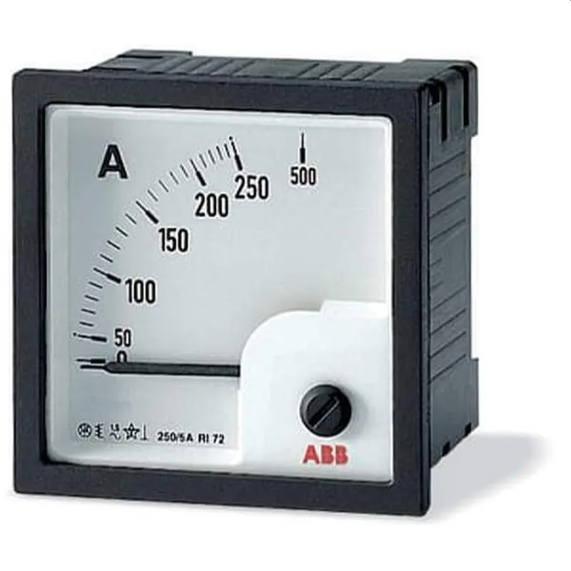 ABB Amperemeter AMT1-A1-15/72 Schaltschranktürmontage