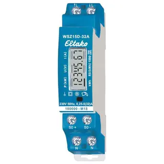 Eltako Wechselstromzähler elektronisch WSZ15D-32A MID geeicht