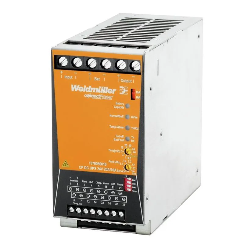 Weidmüller USV-Steuereinheit CP DC UPS 24V 20A/10A 1370050010 1 STK