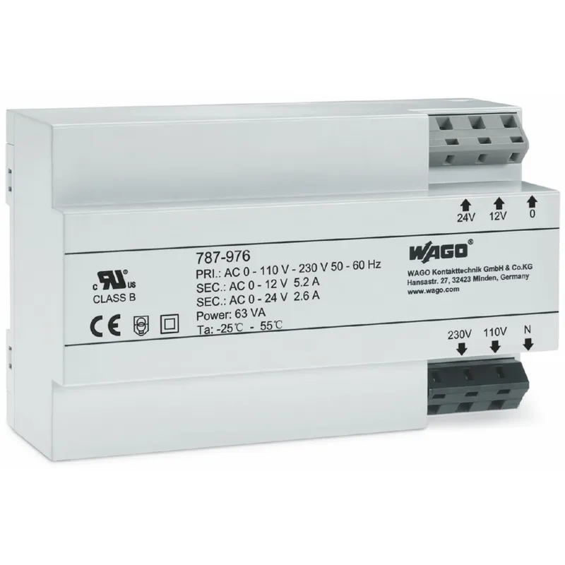 WAGO Transformator 63VA