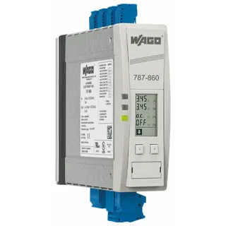 WAGO elektronischer Schutzschalter 787-860 4Kanal 24VDC 1-6A parametrier.