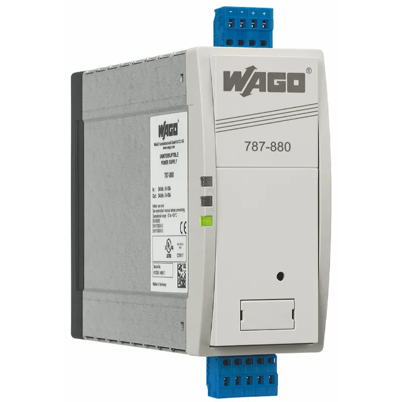 WAGO kapazitives Puffermodul 787-880 24VDC 10A Pufferzeit 0,06-7,2s