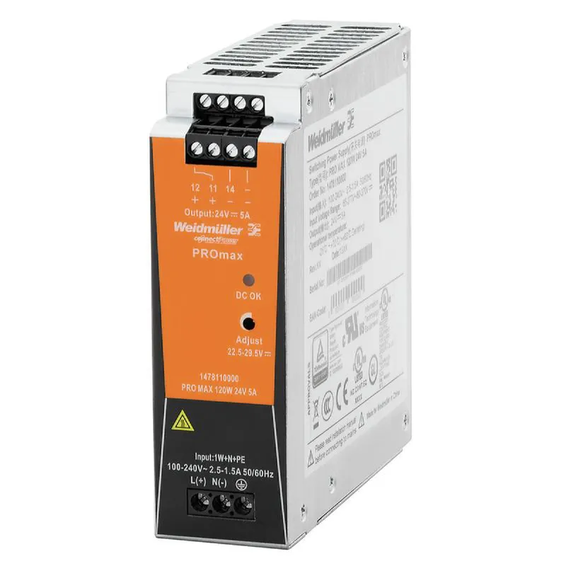 Weidmüller Schaltnetzgerät PRO MAX 120W 24V 5A 1478110000 1 STK