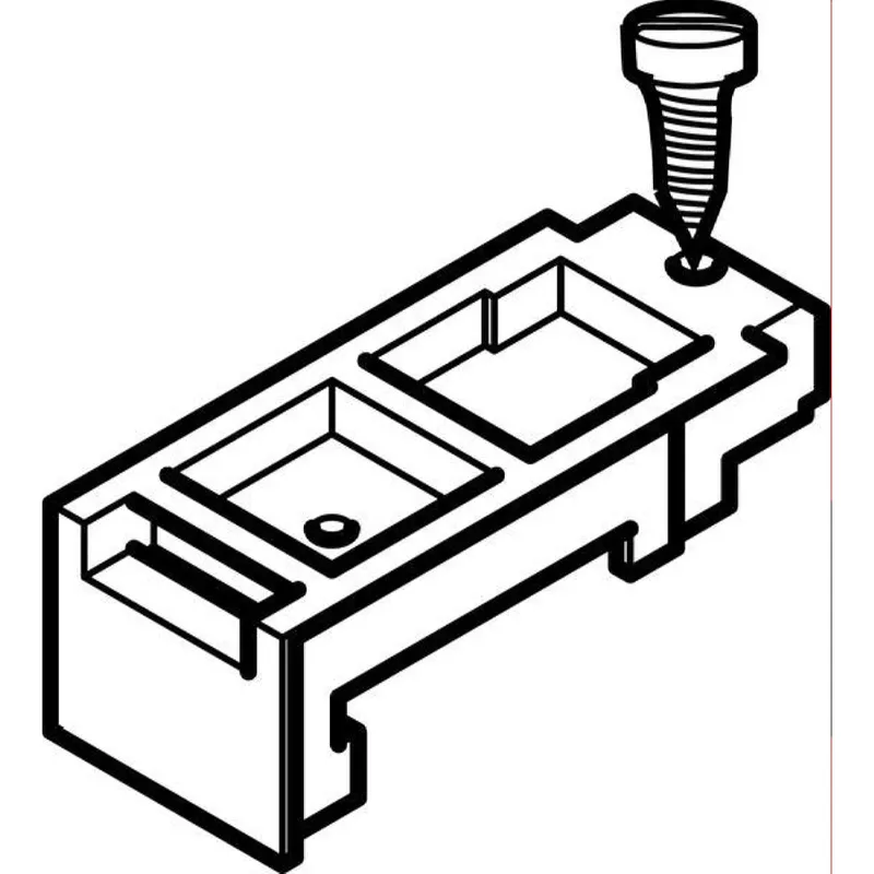 ABN Braun Gerätetragschiene mit Befestigungs-Schrauben_ESPRO PC90N