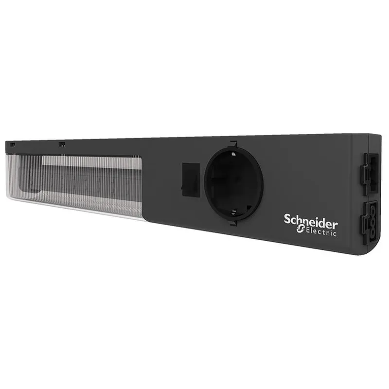 Schneider Electric LED Leuchte mit Schuko m. Steckdose NSYLAMLDS