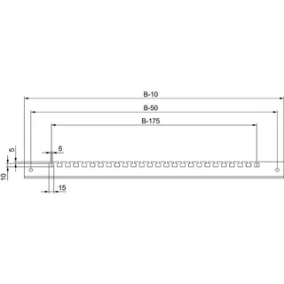 Schneider Electric Kabelabfangschiene Spacial SF/SM unten 1000mm NSYCFP100