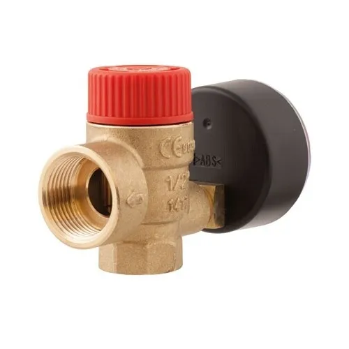 Afriso Membran Sicherheitsventil 1/2" x 3/4", 3 bar, MSM mit Manometer