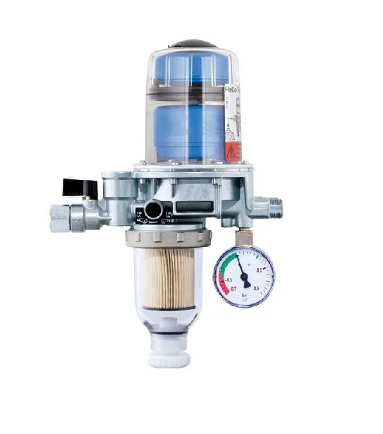 Afriso Heizölentlüfter FloCo-TOP-2KM mit Feinstfilter Opticlean MC-7, 5-20 µm, kurz