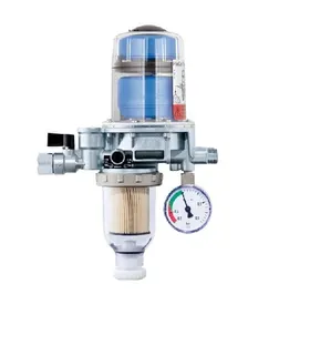 Afriso Heizölentlüfter FloCo-TOP-2KM mit Feinstfilter mit Opticlean MS-5, 20-35 µm, kurz