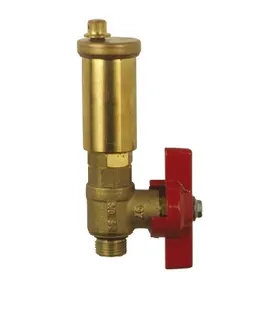 Afriso Solarschnellentlüfter mit Kugelhahn 3/8"