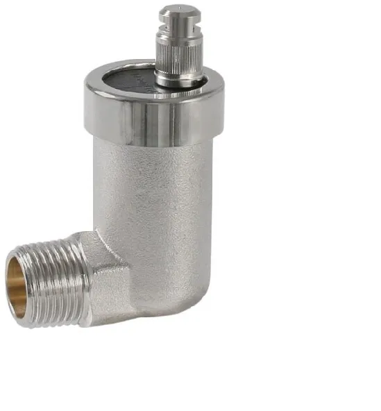 Afriso Winkelschnellentlüfter 12 bar mit Aquastop 1/2"