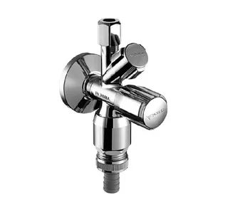 Schell Kombinations-Eckventil COMFORT, chrom, mit Rohrbelüfter 1/2"