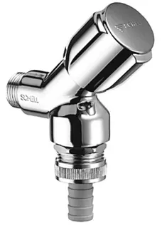 Schell Geräteschrägsitzventil COMFORT, chrom, mit RFV und RB 1/2"