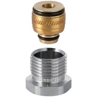 Geberit Mepla Direktverschraubung für Heimeier Heizkörperventile (16 mm x 1/2'')