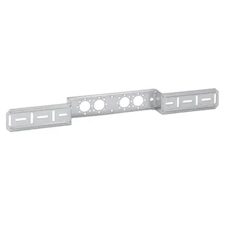 Geberit Mepla Montageplatte für Armaturenanschluss zweifach (76,5 & 153 mm)