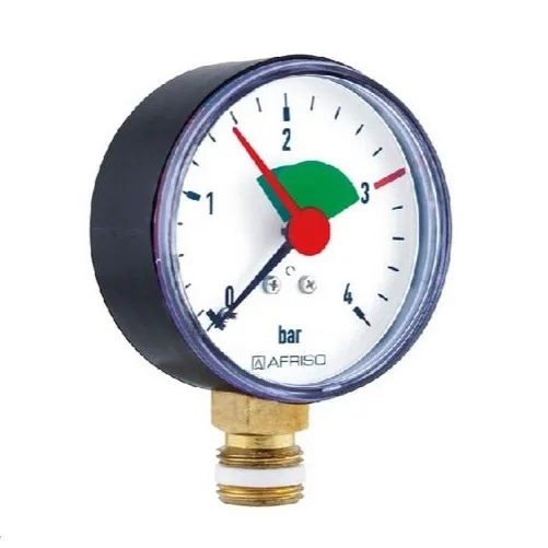 Afriso Manometer Rohrfeder-Mechanik, 0-4 bar