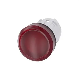 Siemens Leuchtmelder 22mm rund rot Linse glatt 3SU1001-6AA20-0AA0