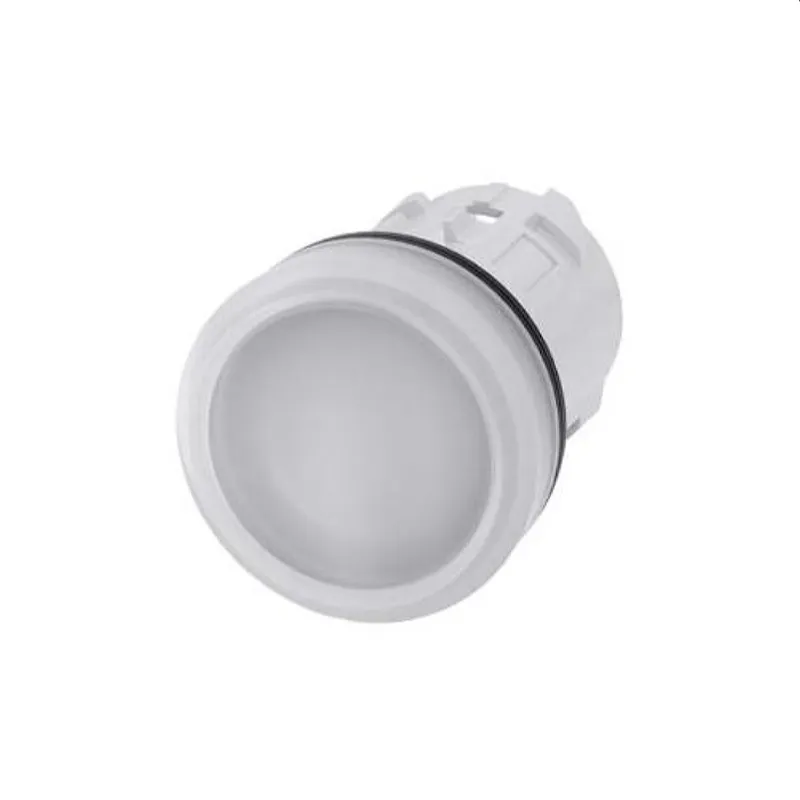 Siemens Leuchtmelder 22mm rund weiss Linse glatt 3SU1001-6AA60-0AA0