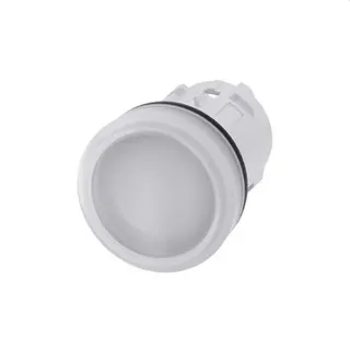 Siemens Leuchtmelder 22mm rund weiss Linse glatt 3SU1001-6AA60-0AA0