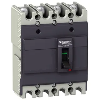 Schneider Electric Leistungsschalter Easypact EZC100N TMD 40 4polig 3d EZC100N4040
