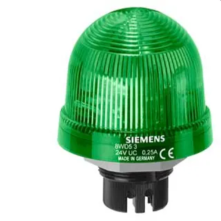 Siemens Einbauleuchte LED DC24V grün 8WD5320-5BC