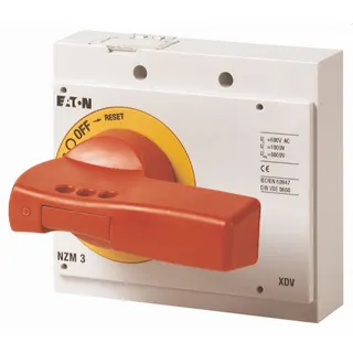 EATON Electric Drehgriff NZM3-XDVR rot-gelb abschliessbar