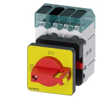 Siemens Lasttrennschalter 3LD3 Iu40A 3polig+N 15,0kW rot/gelb 3LD3350-0TL13