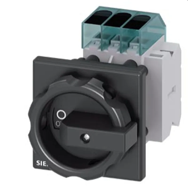 Siemens Lasttrennschalter 3LD3 Iu63A 3polig 22,0kW schwarz 1Ö+1S 3LD3454-1TK51