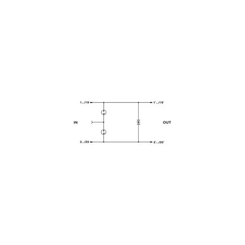 Phoenix Contact Überspannungsschutz-Stecker CT 10-2PE/FS-24