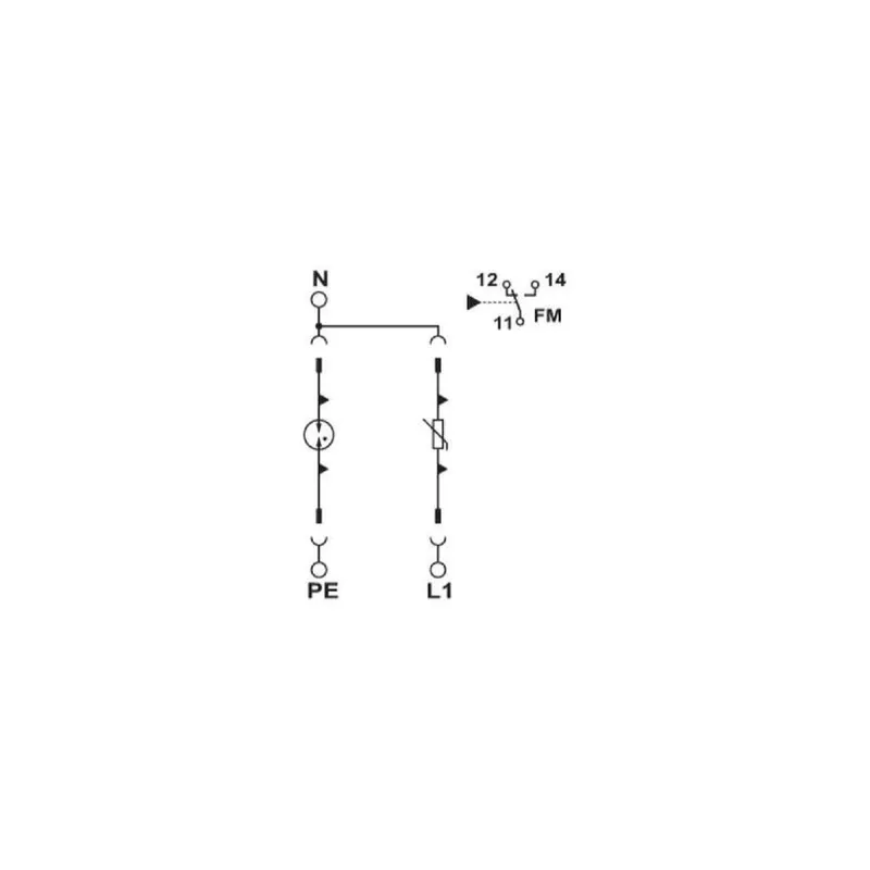 Phoenix Contact Typ 2-Ableiter 2-kanalig VAL-SEC-T2-1S-350-FM