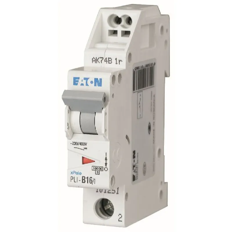 EATON Electric Leitungsschutzschalter PLI-D16/1 D16A 1polig (Steckkl.)