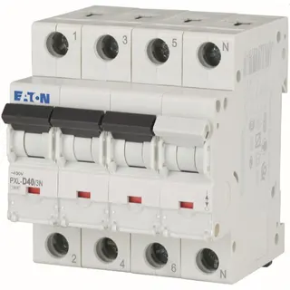 EATON Electric Leitungsschutzschalter PXL-D40/3N D40A 3polig+N