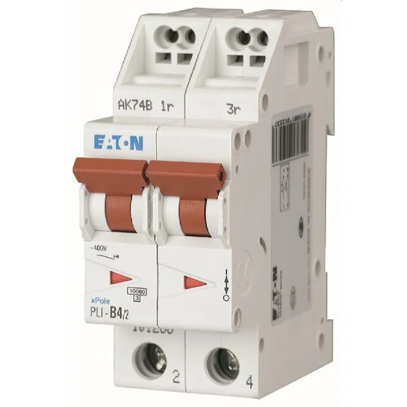 Eaton Electric Leitungsschutzschalter, Automat PLI-C4/2 C4A 2polig (Steckkl.)