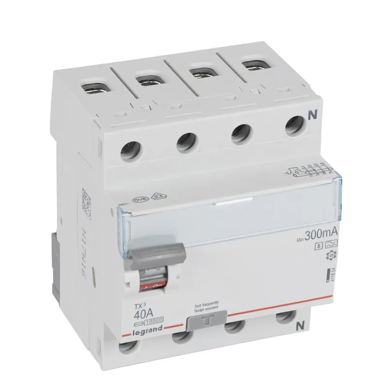Legrand FI-Schutzschalter, FI TX3 40/0,3A 4polig