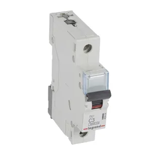 Legrand Leitungsschutzschalter, Automat TX3 C3A 1polig+N 6kA 1M